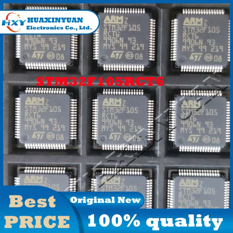 

1PCS/LOT STM32F105RCT6 LQFP64 STM STM32 STM32F STM32F10 STM32F105 STM32F105RC STM32F105RCT New and Original Ic Chip In Stock IC
