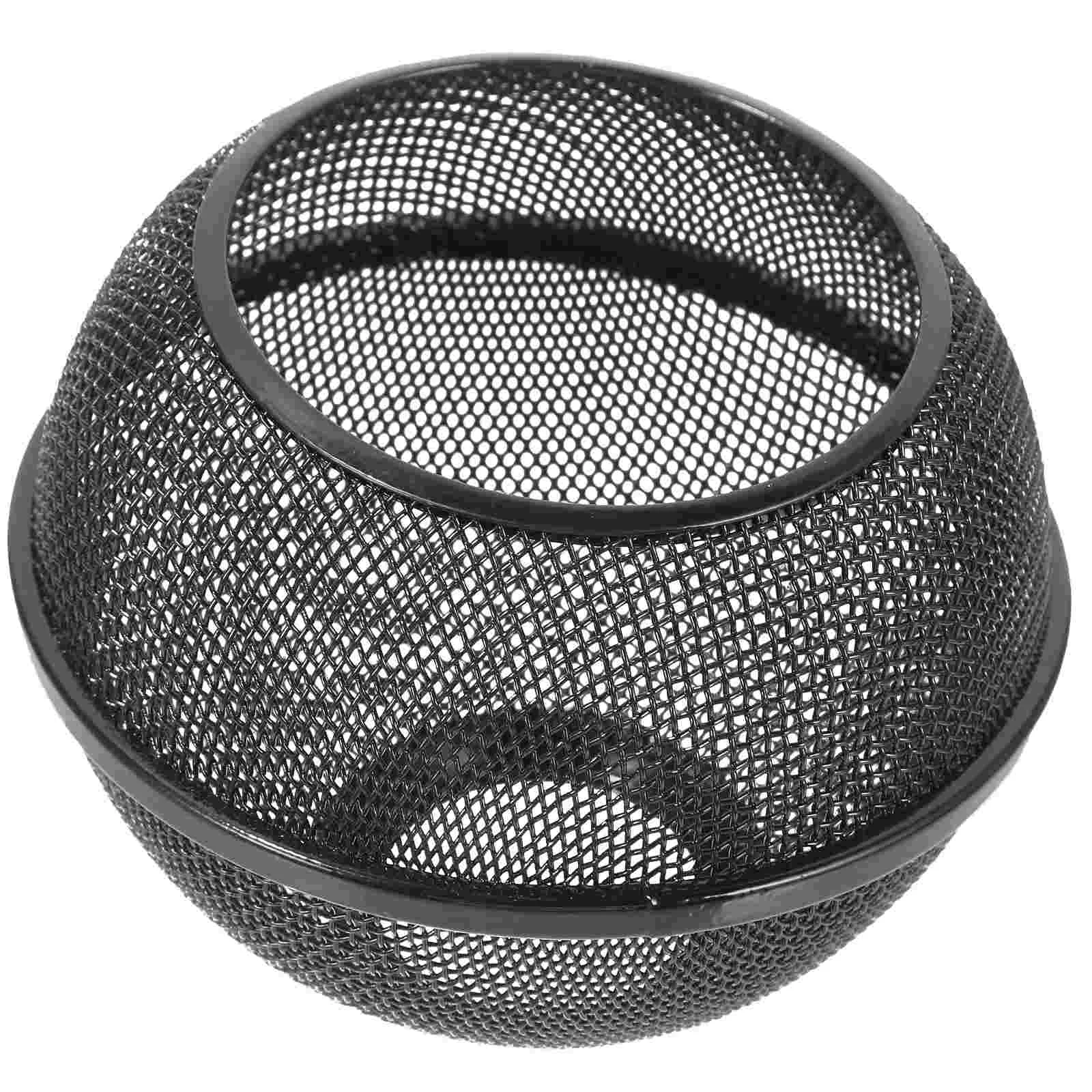 Черная Железная лампа ажурная Металлическая абажур Шариковая крышка лампы