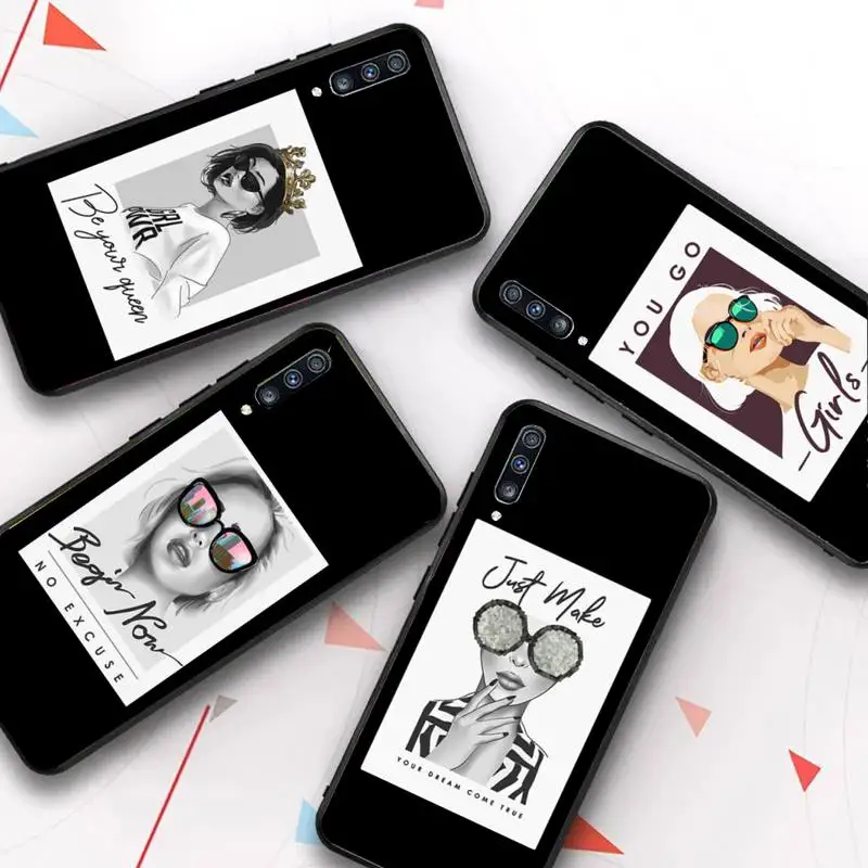 

Babaite Fashion Crown Woman Sticker Phone Case for Samsung S20 lite S21 S10 S9 plus for Redmi Note8 9pro for Huawei Y6 cover