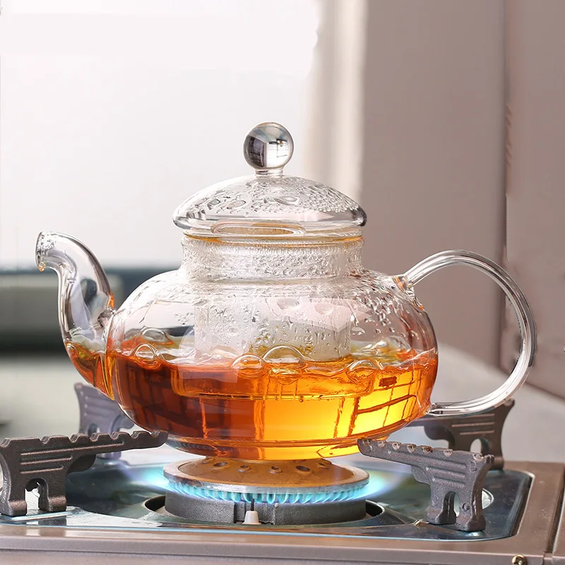 

Chinese Style Hot Water Resistant Glass Tea Pot Heat Resistant Tea Ceremony Cutlery Juego De Te Tetera Teaware