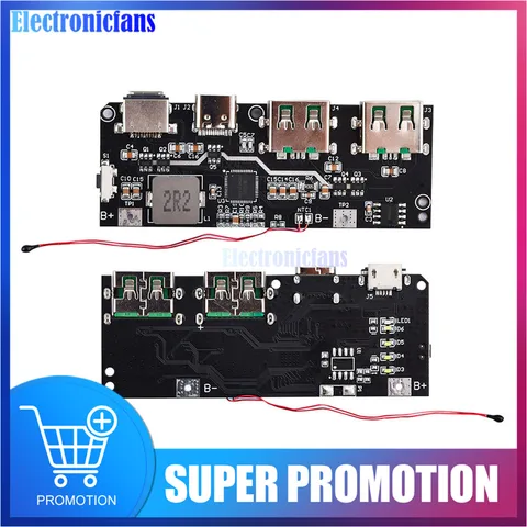 Модуль питания diymore 22, 5Вт QC4.0 PD3.0 5 портов