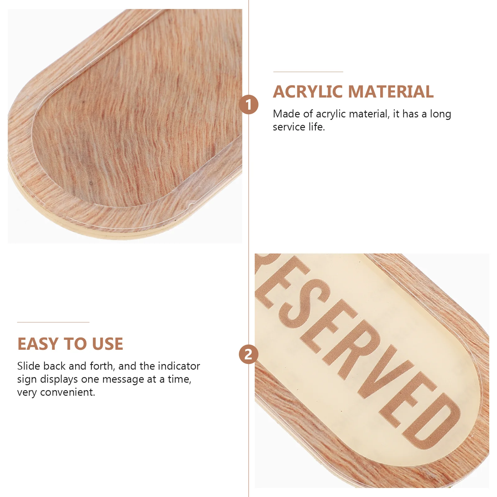 Знак бронирования в частном комнате уличные вывески слайдер акриловая офисная