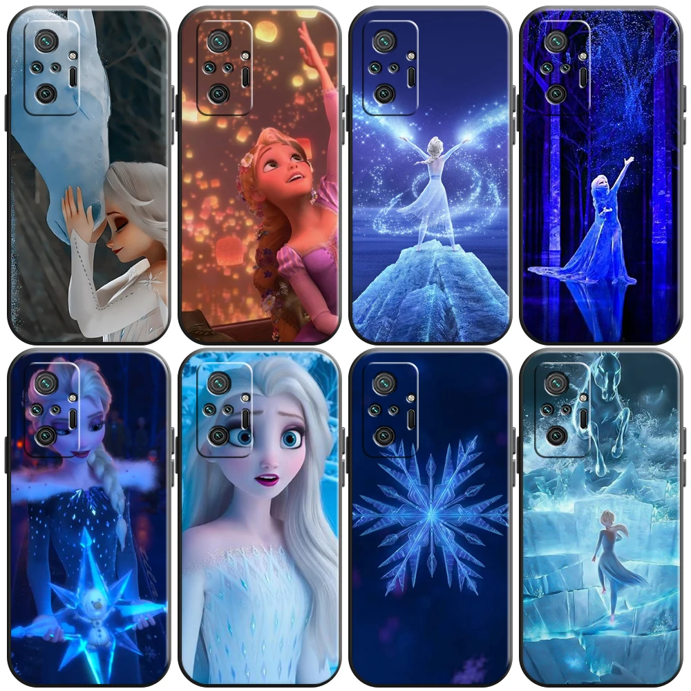 

Disney Beautiful Snow White Phone Case For Xiaomi Redmi Note 9 9i 9AT 9T 9A 9C 9S 9T 10 10S Pro 5G Carcasa Coque Liquid Silicon