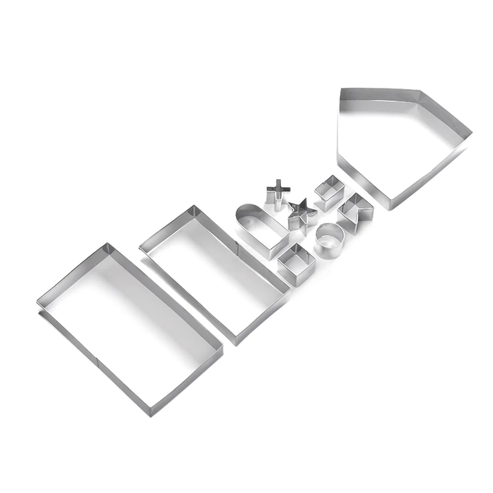 

Christmas Cookie Cuttersmold Steel Biscuit Stainless House Baking Fondantchocolate Set Cake Mini Mouldgingerbread Molds