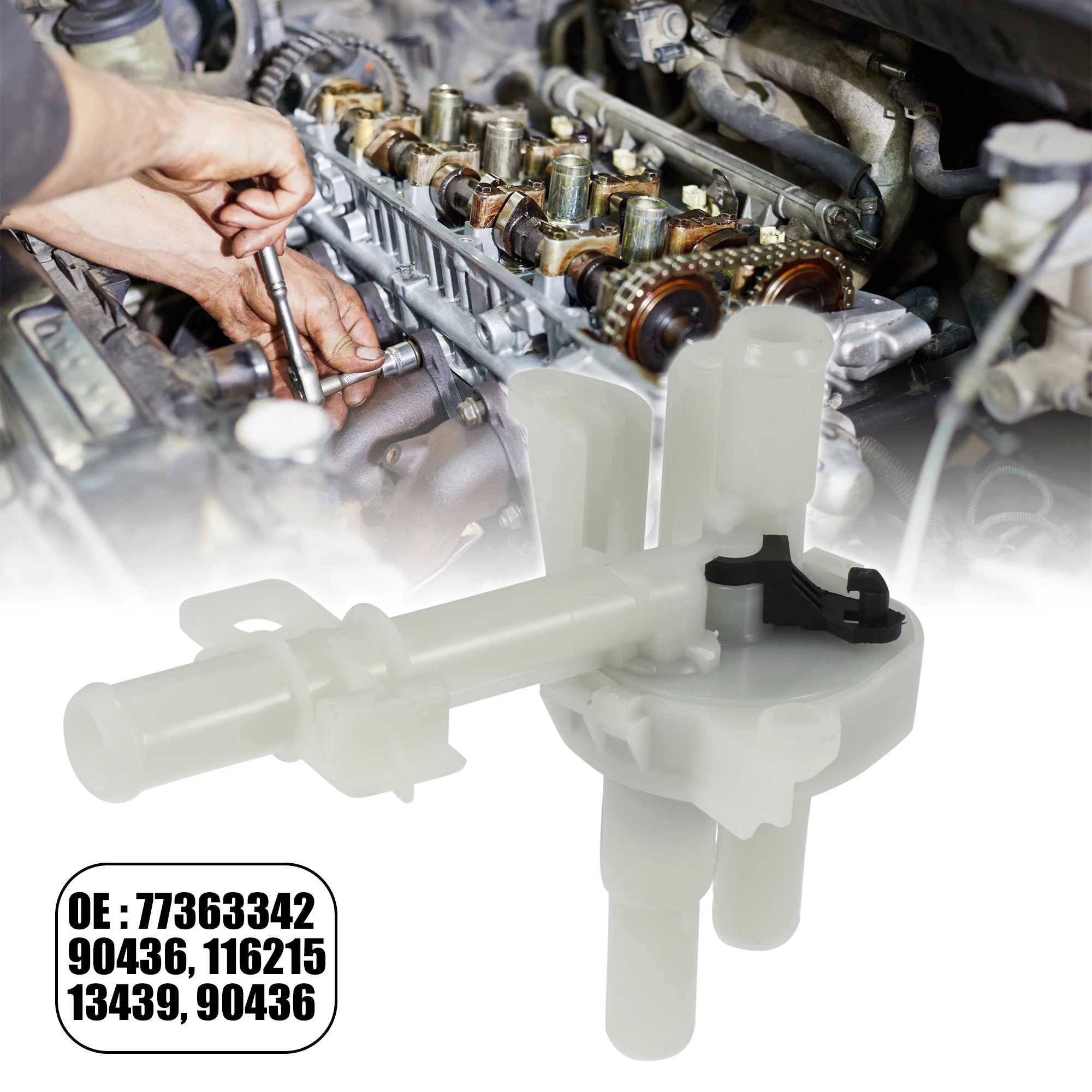 

X Autohaux Car Thermostat Housing Accessory 77363342 90436 116215 13439 90436 for Fiat Ducato 2.8 Diesel 1994-2006 Accessories