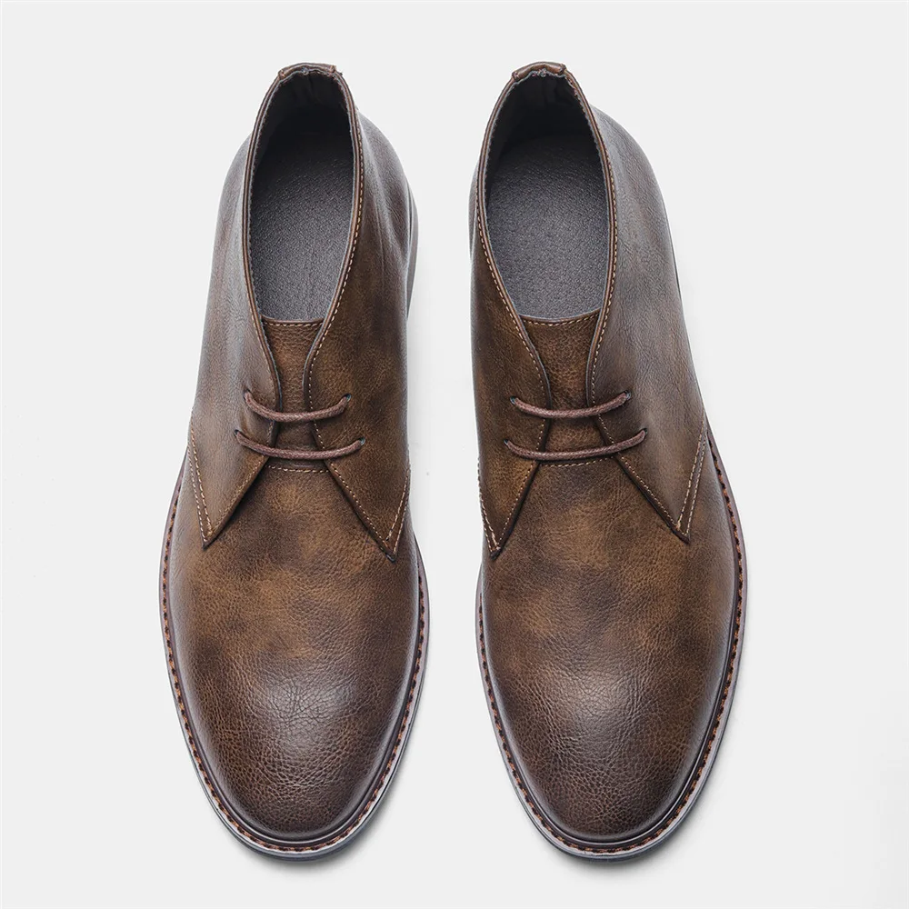 

Desert Boots Retro Style Men Boots Leather Boots Men Ankle Boots leather shoes for men leather shoes for men snow shoes