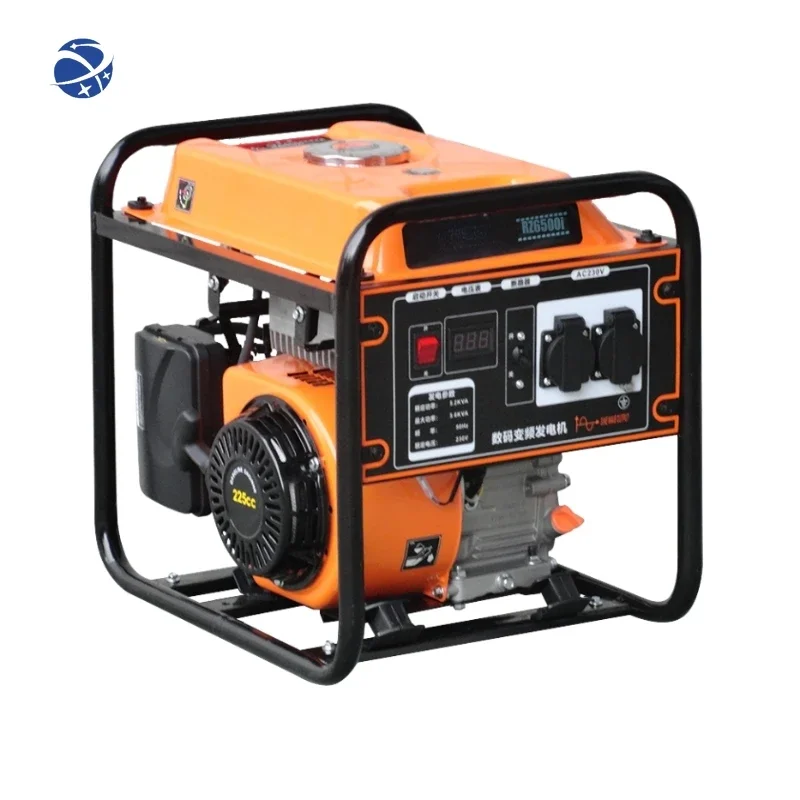 # YUNYI Китай Оптовая Продажа 220V 50HZ 3000W 5000W 8000W Открытый каркас бензиновый генератор