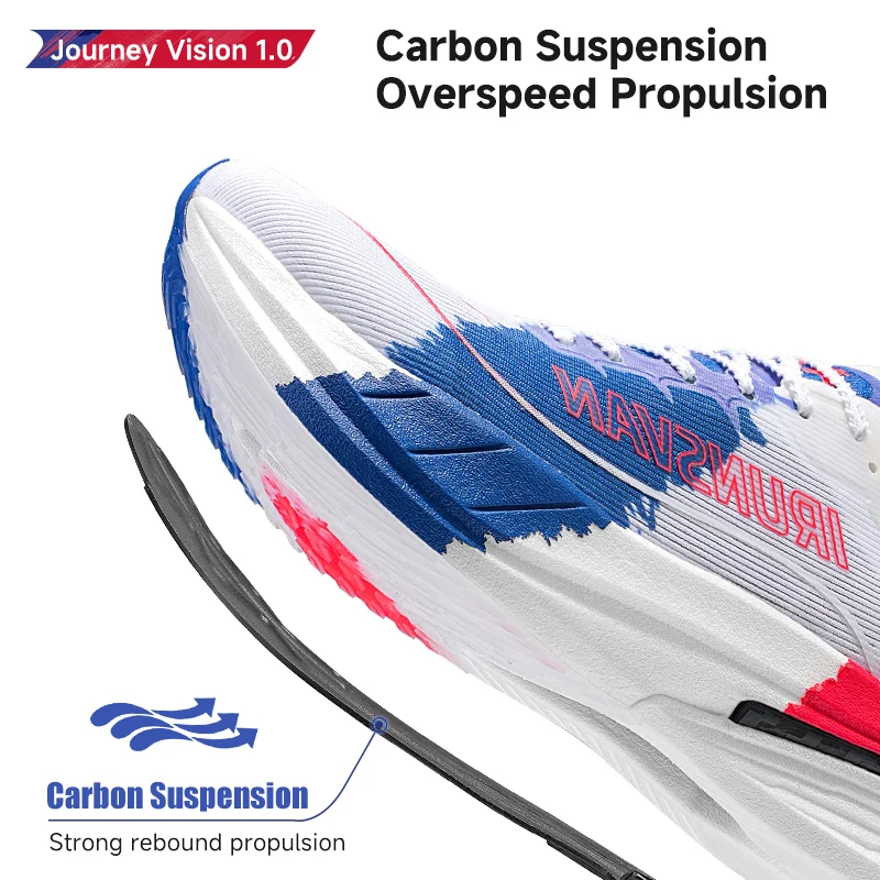 IRUNSVAN Journey Vision 1.0 Сверхлегкие мужские теннисные туфли Спортивные кроссовки