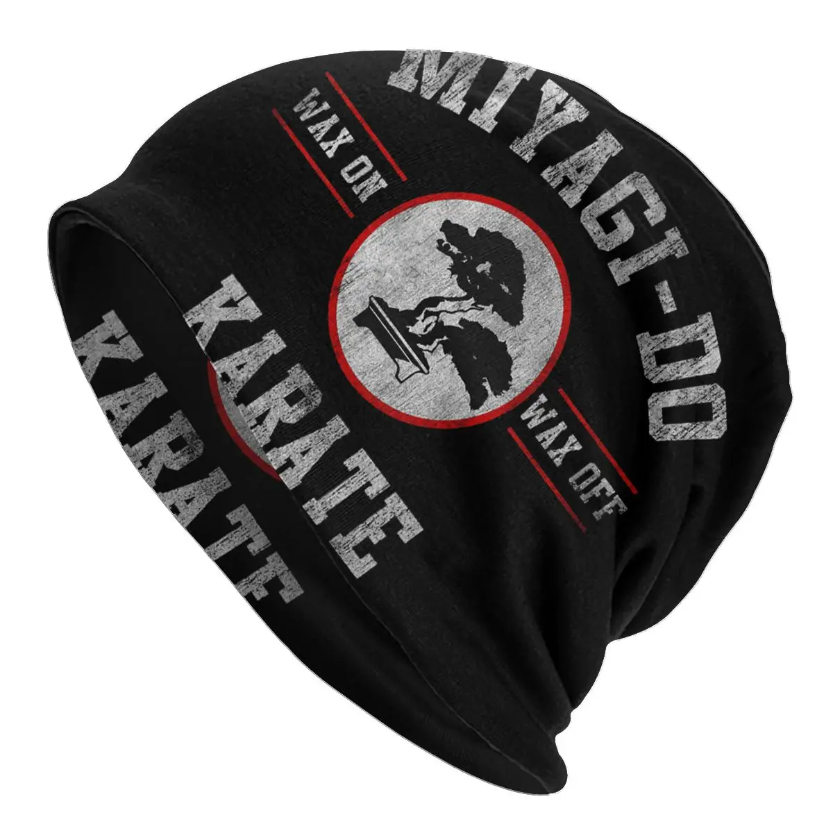 

Cobra Kai Men Women's Beanie Hats Miyagi Do Karate Kid Wax On Wax Off Knitted Hat Hip Hop Earmuff Bonnet Street Skullies Beanies