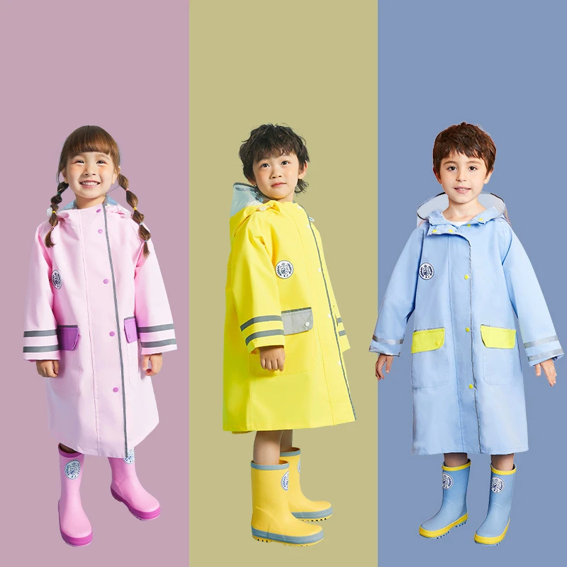 

Children Winter Raincoat Impermeable Real Girls Rainwear Hiking Raincoat Child Fashion Rain Coat Kids Waterproof Jacket rainsuit