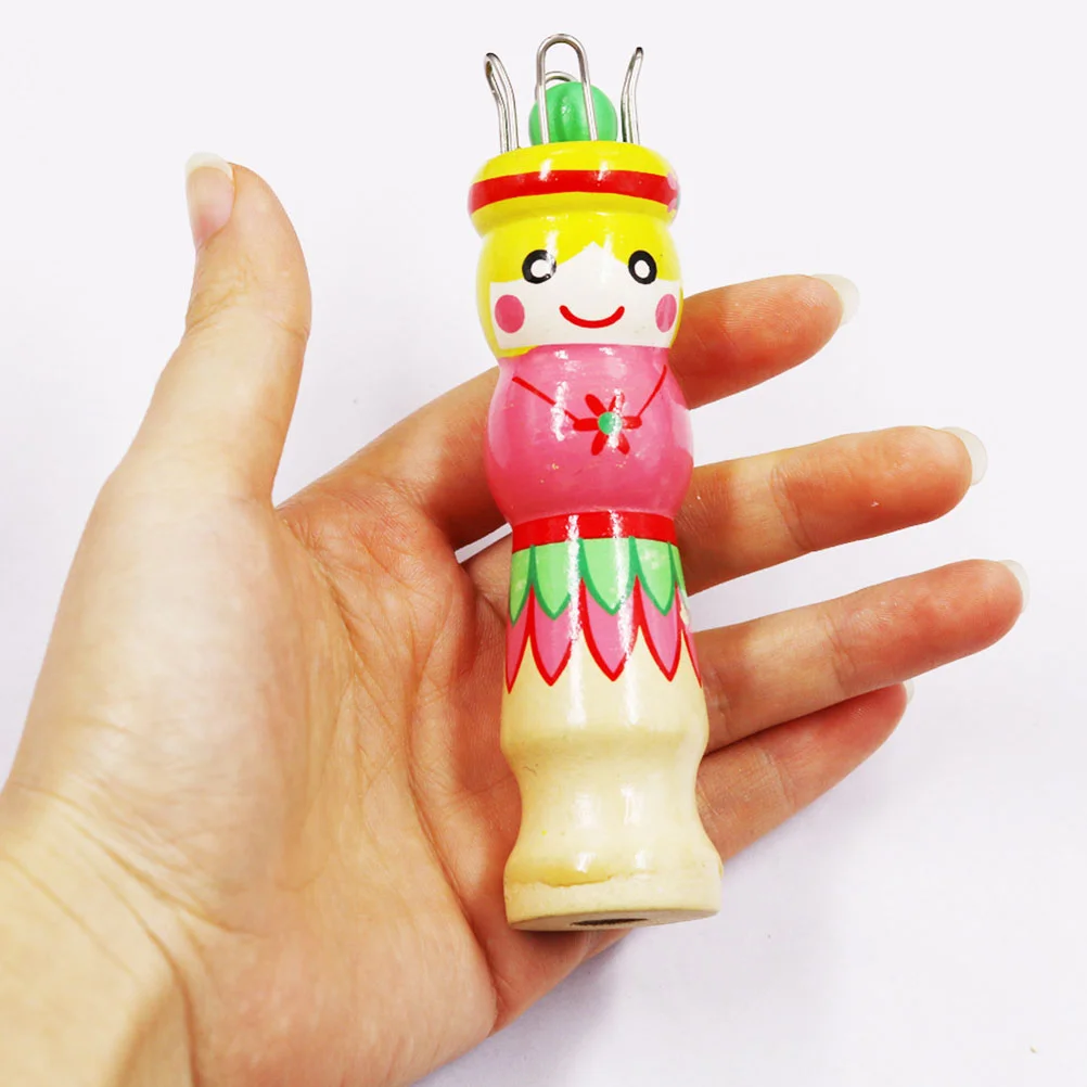 Ручной инструмент для DIY деревянные крючки вязания красочные вязальные нитки