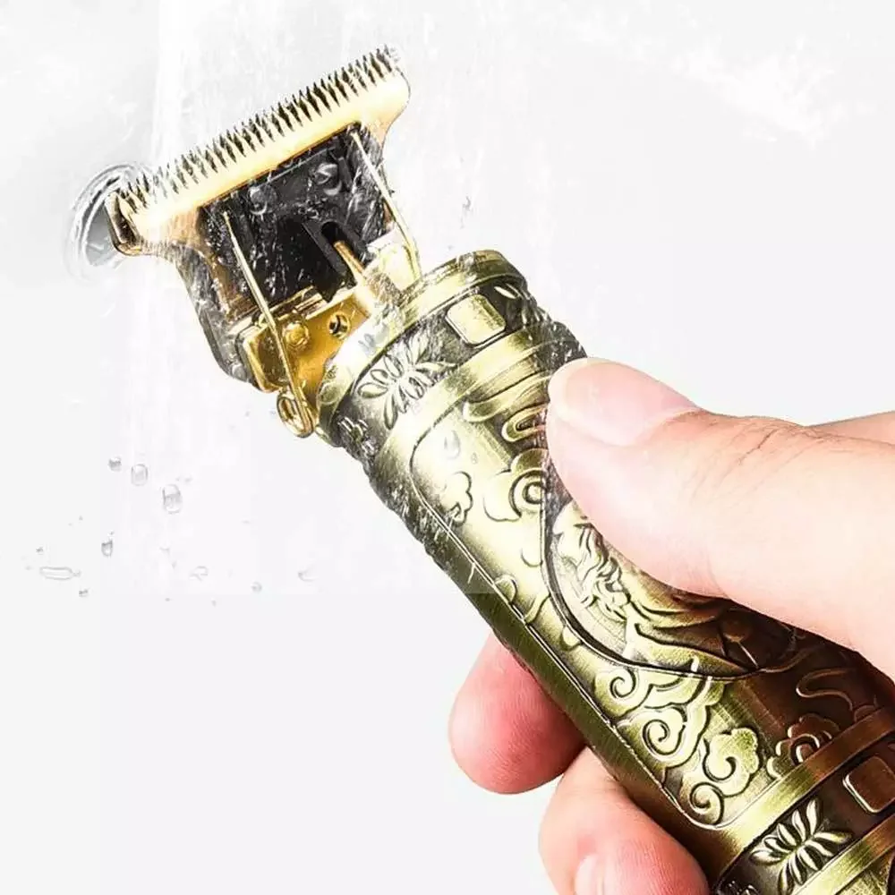 

Professional Electric Hair Clipper Barber Trimmer Beard 0mm Men Shaver Cutting Machine For Men USB Rechargeable T9 Baldheaded