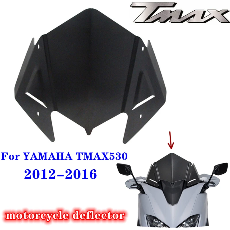 

For Yamaha TMAX 530 TMAX530 SX XP530 DX T-MAX 530 2012 2013 2014 2015 2016 Motorcycle Windshield Windscreen Wind Deflector