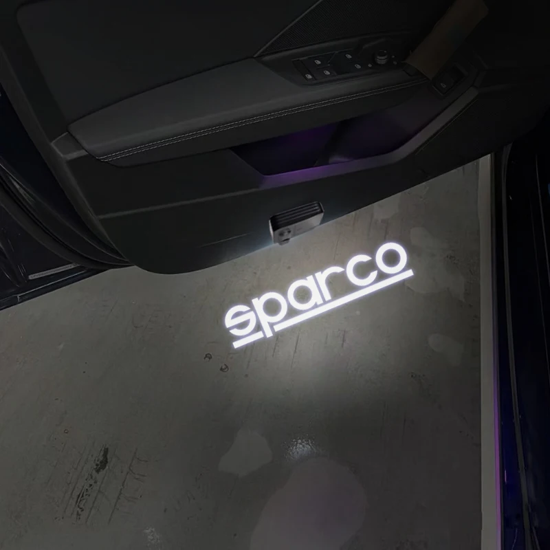 

HD светодиод для Sparco Racing Logo Kia Skoda Peugeot Fiat Ford Honda Toyota Citroen Автомобильная дверь Противосвет HD Проектор Лампа приветствия