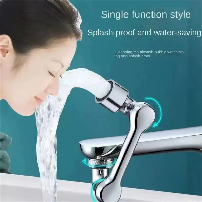 

1080 Rotation Kitchen Faucet Extender Aerator Multifunction Mechanical Arm Faucet Tap Aerators Single/dual Mode Water-saving