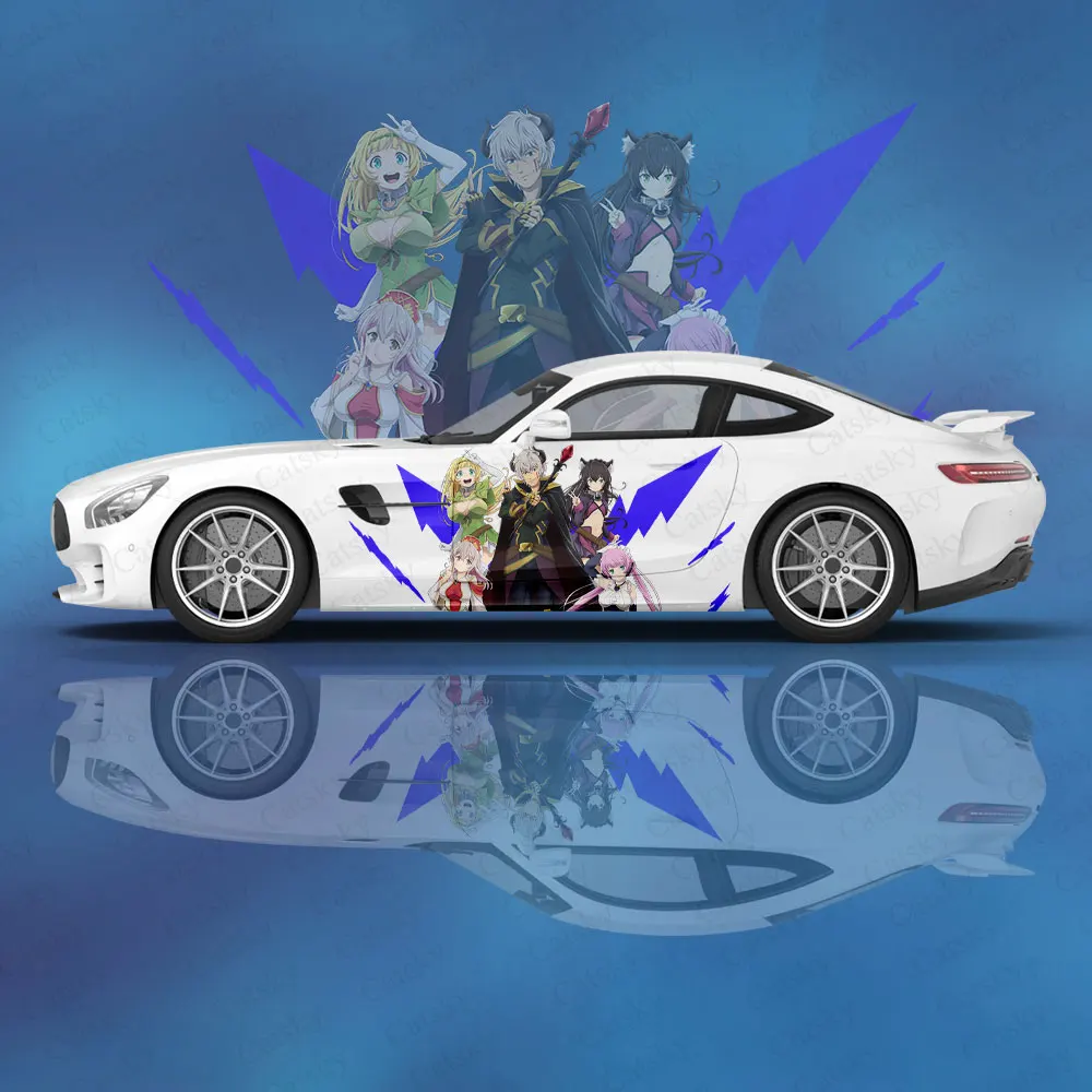 Наклейки Isekai кварттаниме для кузова автомобиля аниме иташа наклейка на боковую