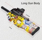 Пистолет игрушечный P90 электрический, CS снайперская модель оружия в стиле граффити, уличная игрушка с мягкими водяными пулями для мальчиков