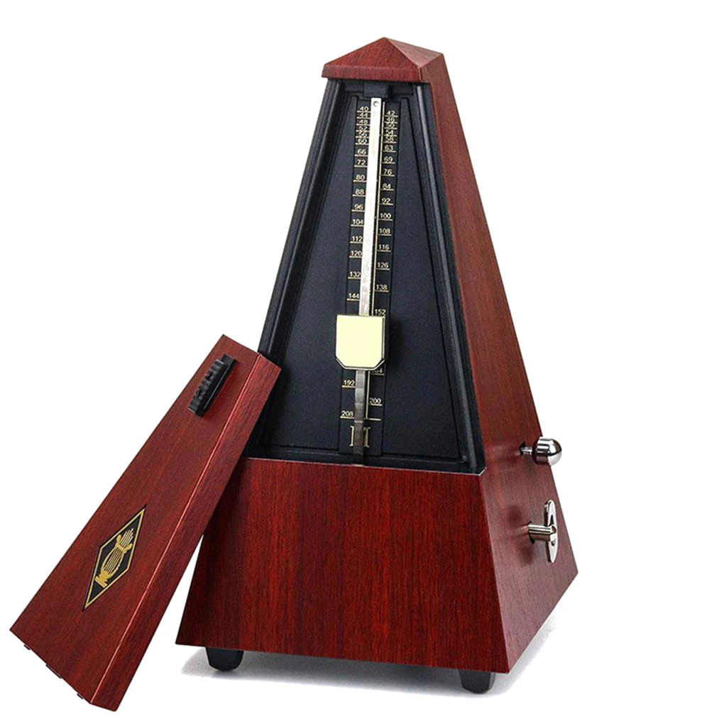 

Винтажная башня типа гитары метронома колокольчик пианино скрипка ритм механический маятник метроном