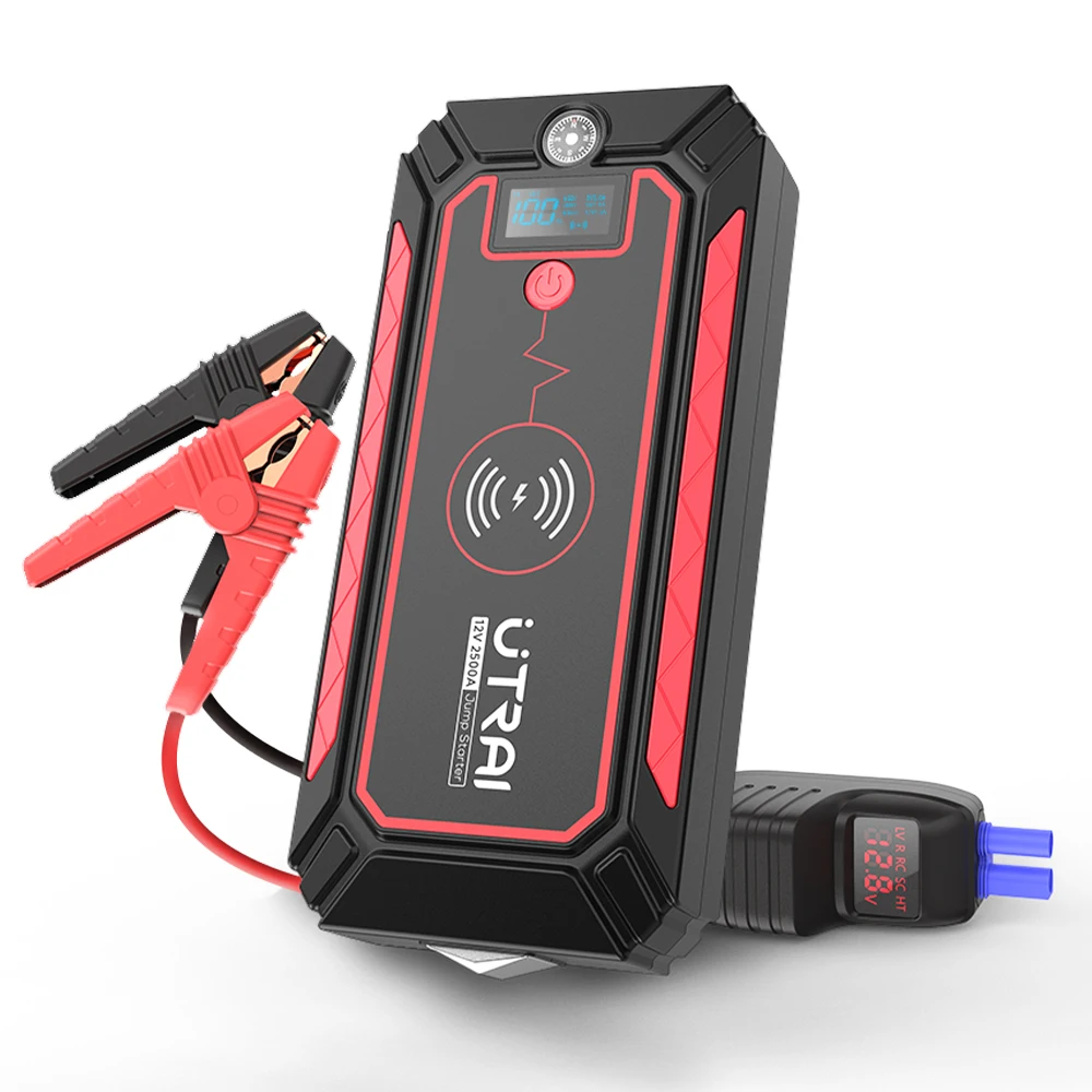 

Utrai Car Jump Starter Tools 2500A Booster with Wireless Charging Jumpstart Starting Device OEM Factory Wholesales Car Starters