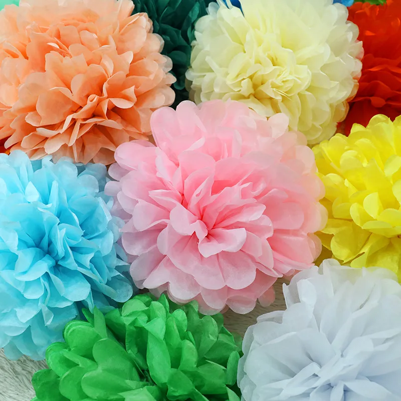 

1 шт., 6/8 дюймов, цветочная гирлянда с помпонами