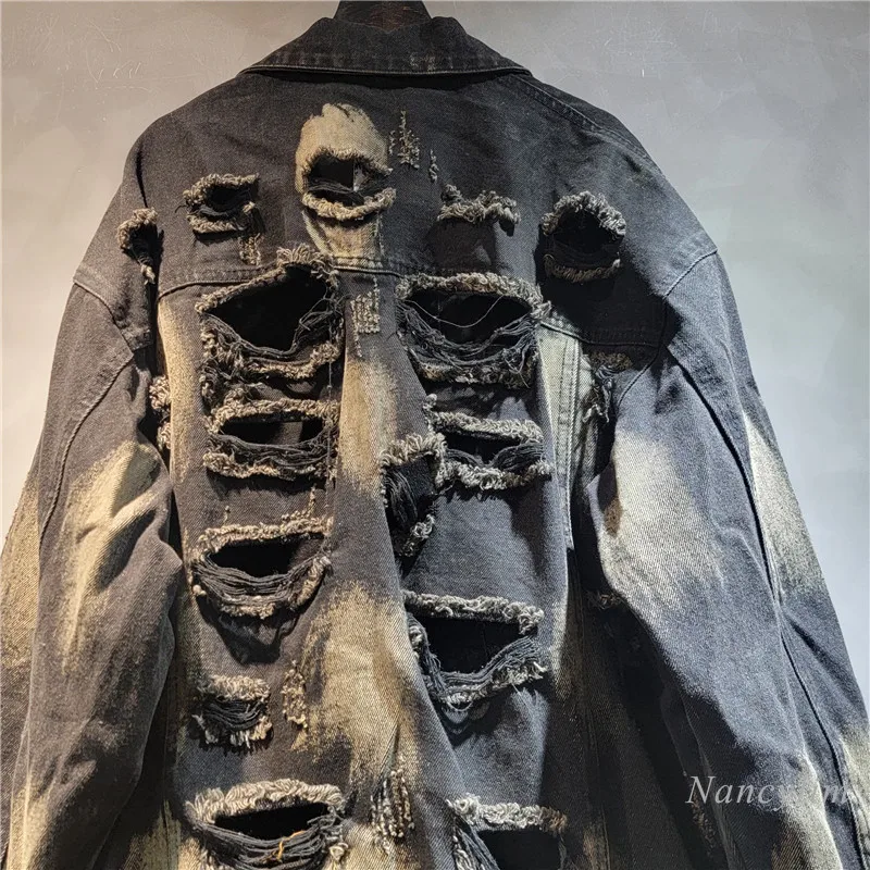 Джинсовая куртка Design Sense в американском уличном стиле женское джинсовое пальто с