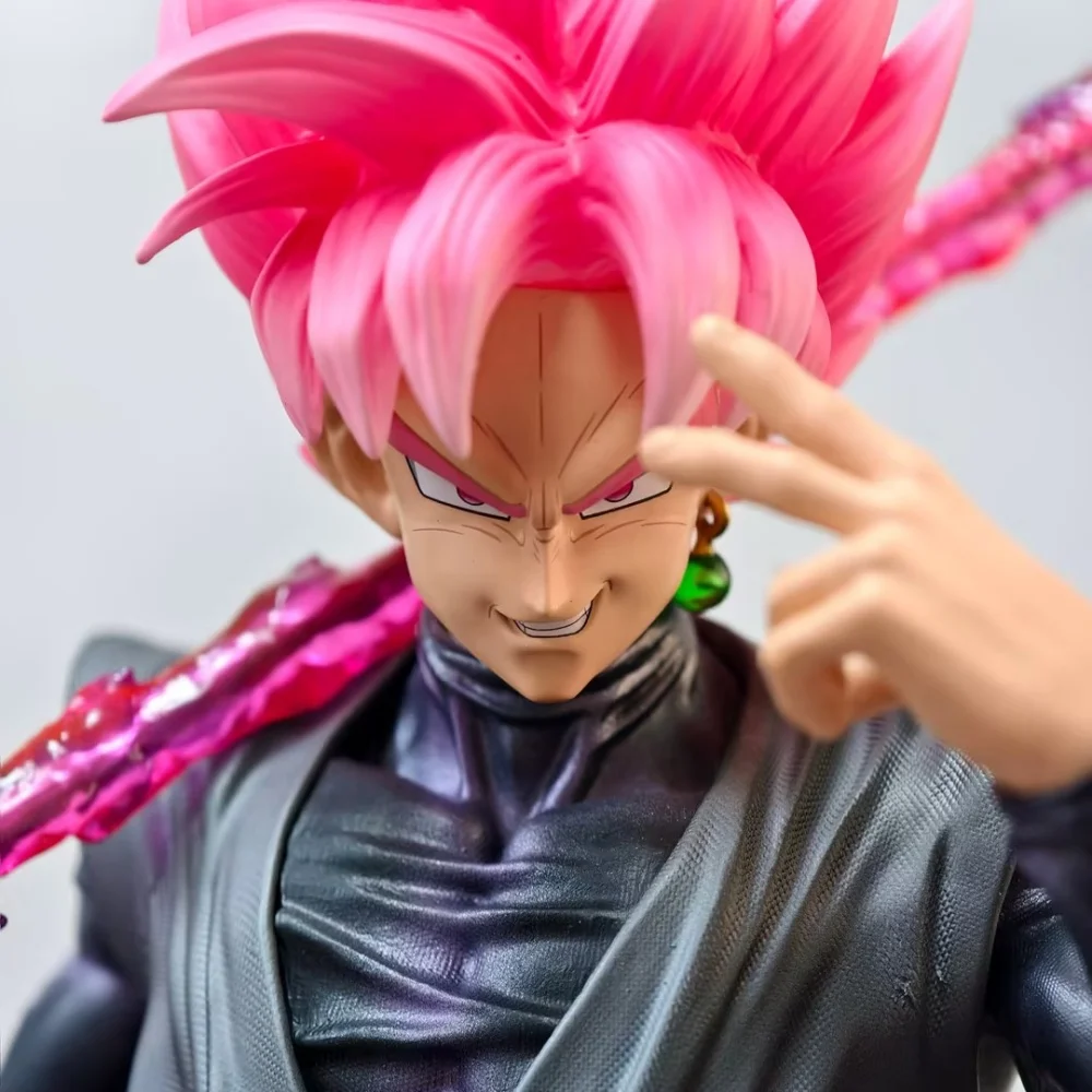 Фото Фигурка JT Dragon Ball Z: Замасу с LED-подставкой, Черный Гоку Супер Сайян, 44.5см/17.52 дюйма, коллекционная модель, игрушка, подарок №3