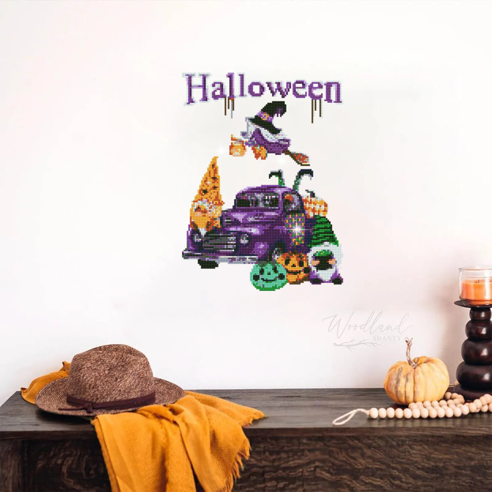 Алмазная живопись на Хэллоуин креативные Бесплатные Стикеры 5D сделай сам