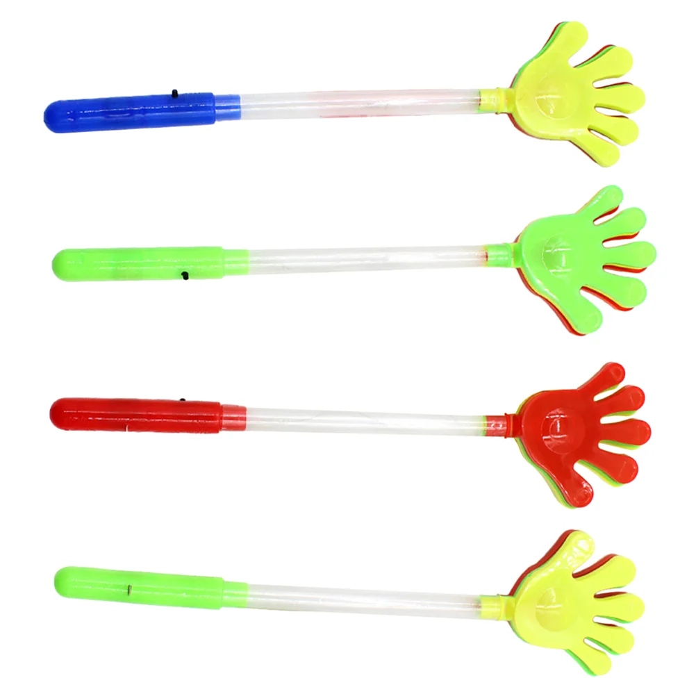 

4Pcs Children Toy Hand Clap Toy Cheer Prop Plastic Hand Clap for Carnivals Party Festive Holiday