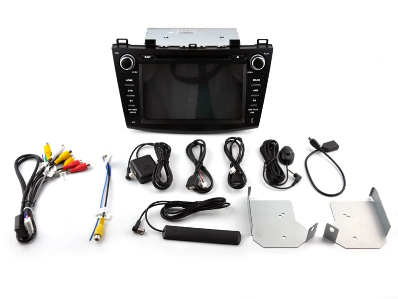 Автомобильный DVD-плеер на Android 8 дюймов DVD GPS мультимедийный плеер для Mazda3 BL 2009-2013