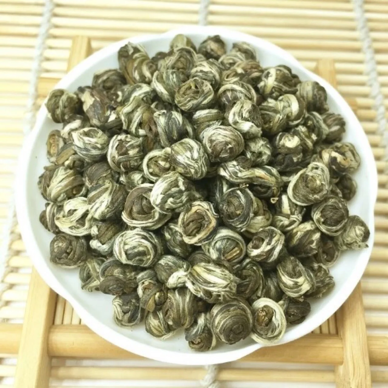 

2022 5A Jasmine Tea Pearls Natural Fresh Jasmine Dragon Pearl Green Chinese Tea Droshipping Tea Pot