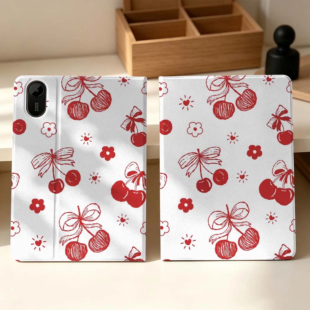 Фото Чехол для планшета Art Cherry Cartoon Beautiful для Xiaomi Mi Pad Mini 4 5 6 7 SE Pro Plus Redmi Pad 2 SE 2025 8.8 11, складной, подарок №3