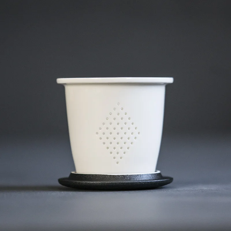 Керамическая чашка чайная с крышкой чайный инфузор винтажная кофейная японские