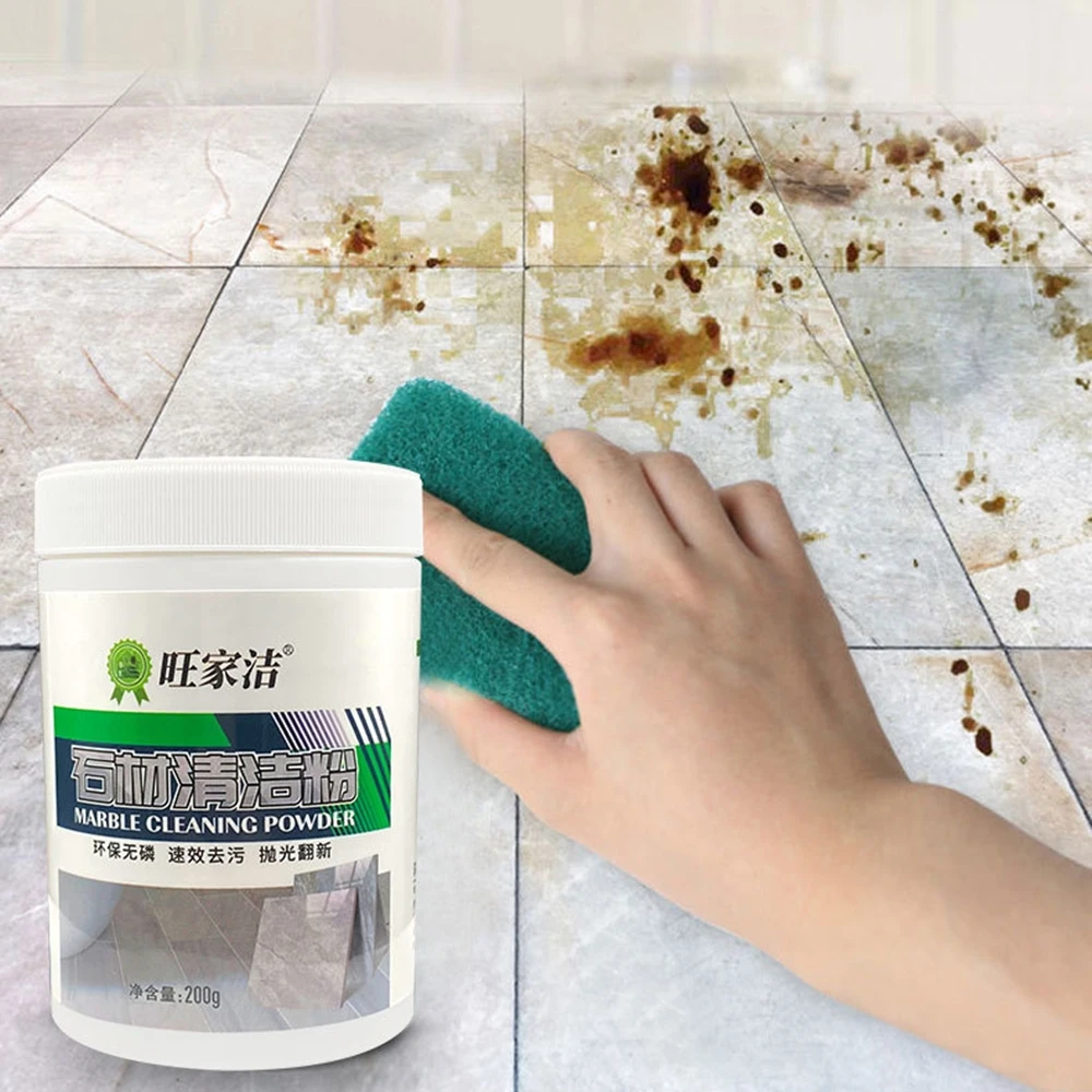 

Stone cleaning powder Marble quartz stone countertop cleaner kitchen tile strong decontamination powder renovation polishing