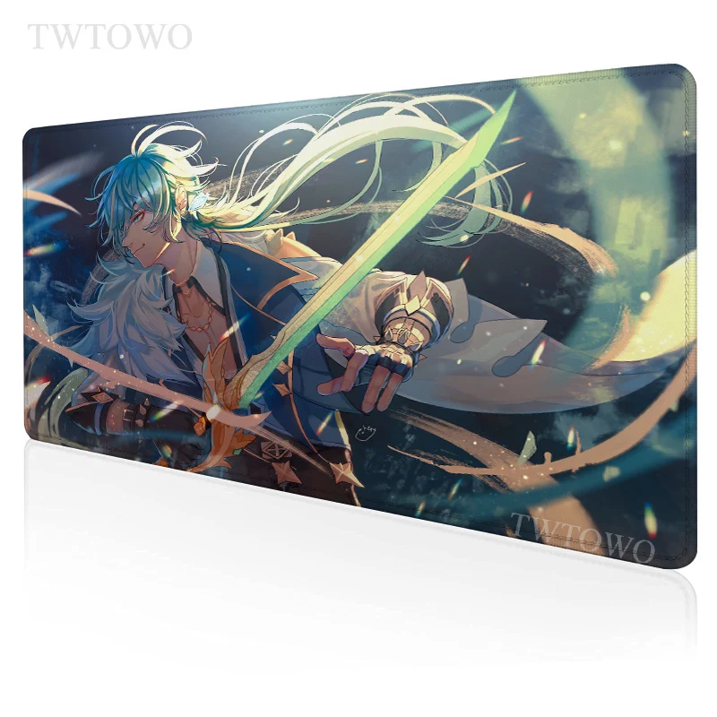 

Игровой коврик для мыши Genshin Impact Kaeya, большой коврик для мыши размера XL, под заказ, коврик для мыши размера XXL, Противоскользящий коврик для мы...