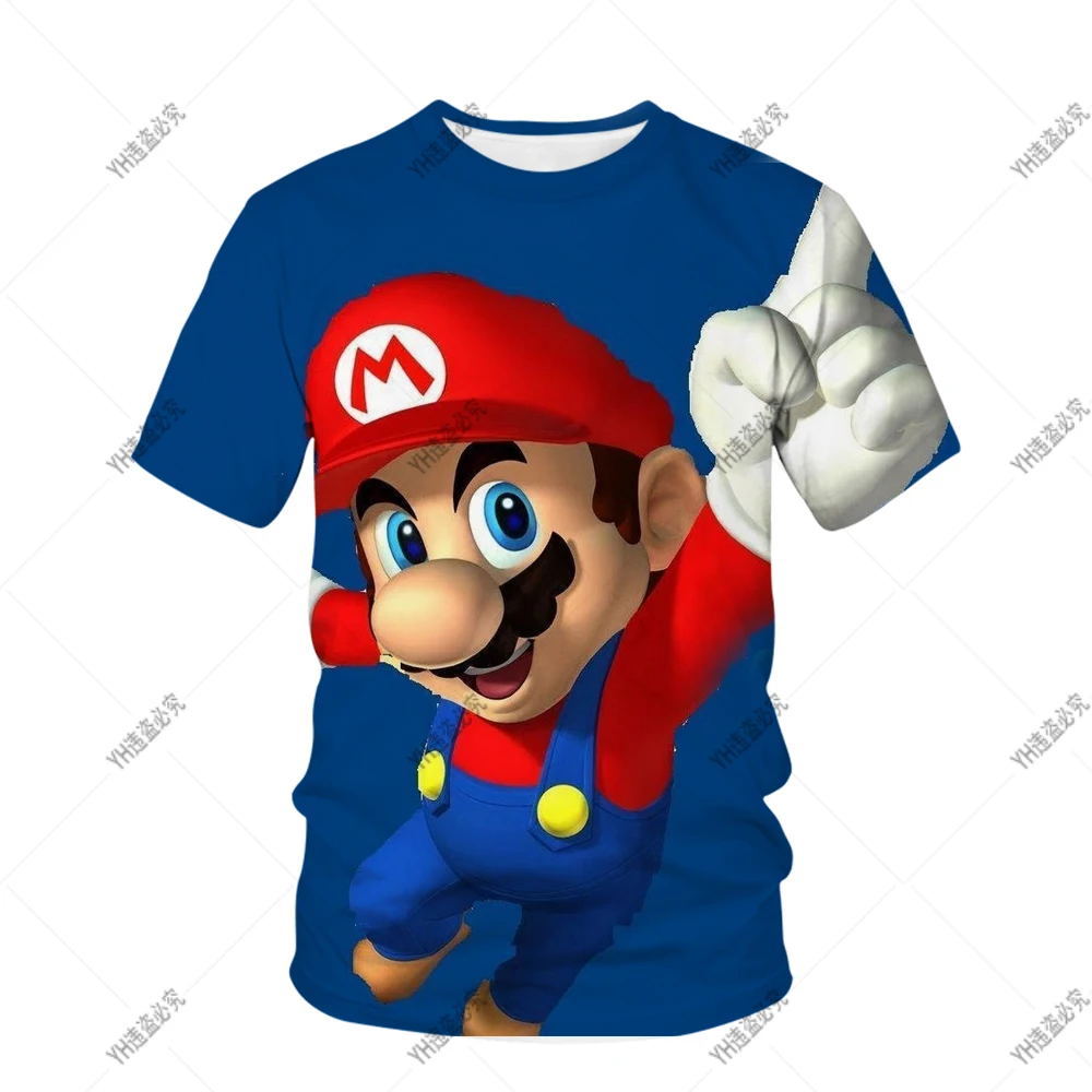 

Костюм Супер Марио, футболка для мальчиков, летняя футболка, фантазия братьев Марио, футболка для косплея Супер Марио для мальчиков, модный спортивный топ