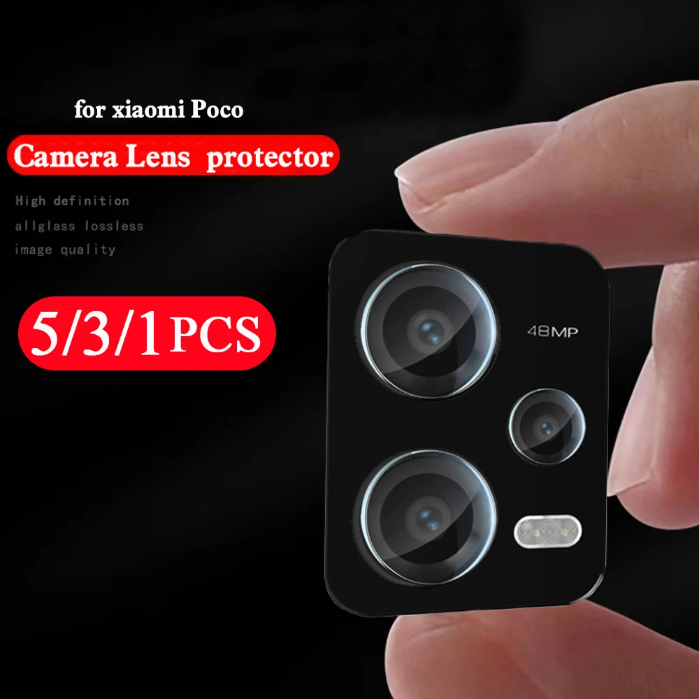 

5/3/1Pcs Lens Film For xiaomi Poco X4 F4 X3 F3 GT F5 X5 M4 pro 5G Camera screen protector Poco M5 M5s C50 C51 C55 Camera glass