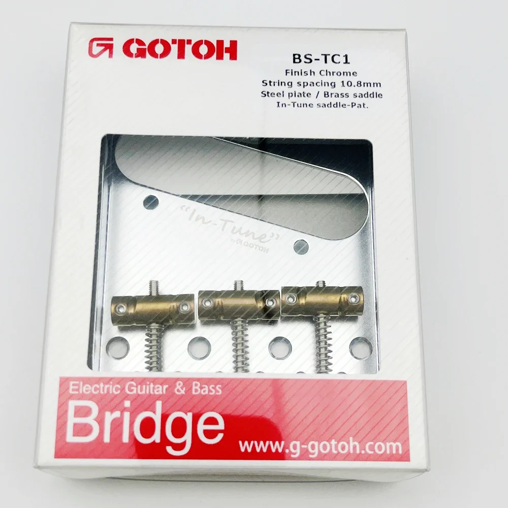 Подлинная оригинальная винтажная электрогитара GOTOH Wilkinson BS-TC1 с фиксированным