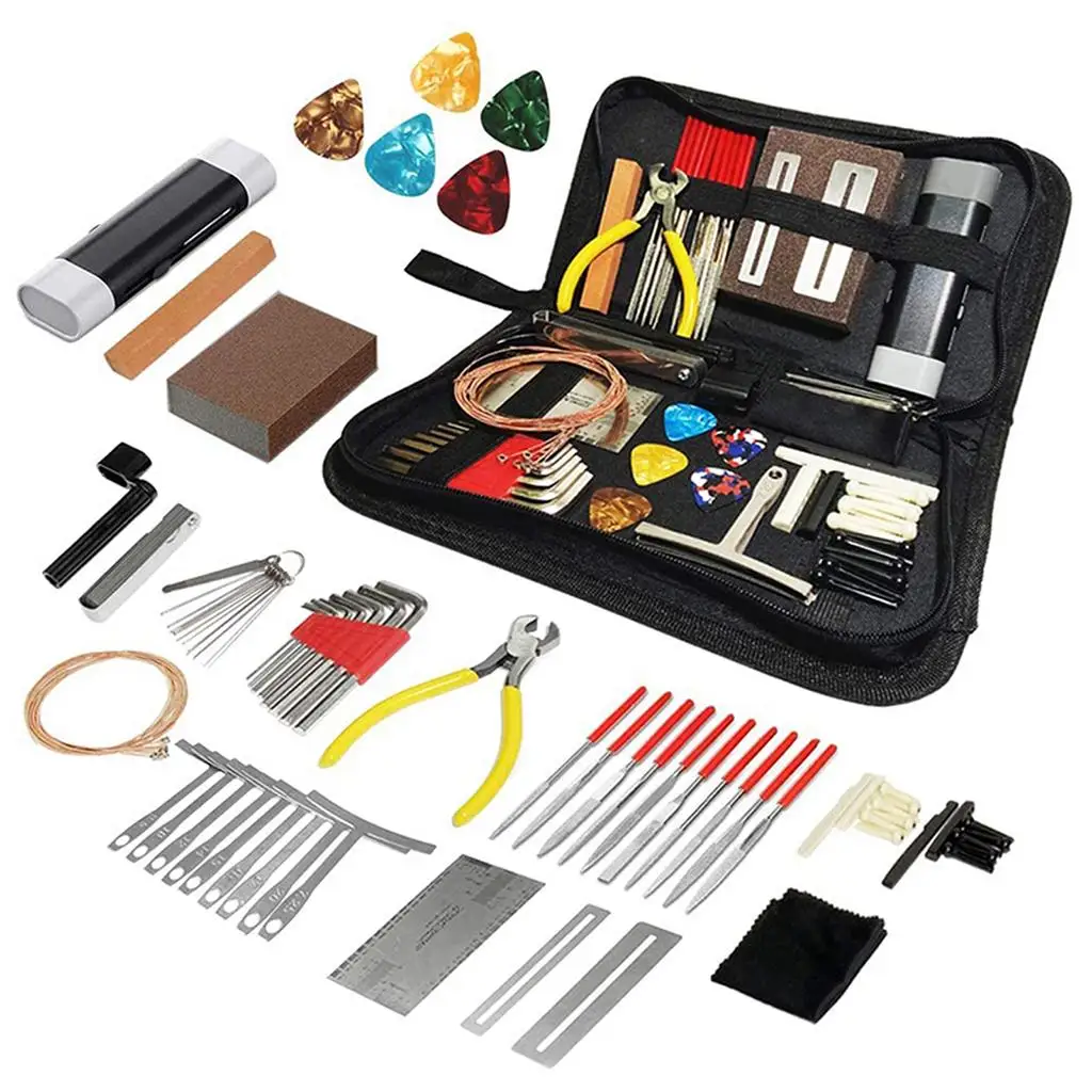 

Magic Sound 72pcs Guitar Tool Guitar Repair and Maintenance Tool Kit