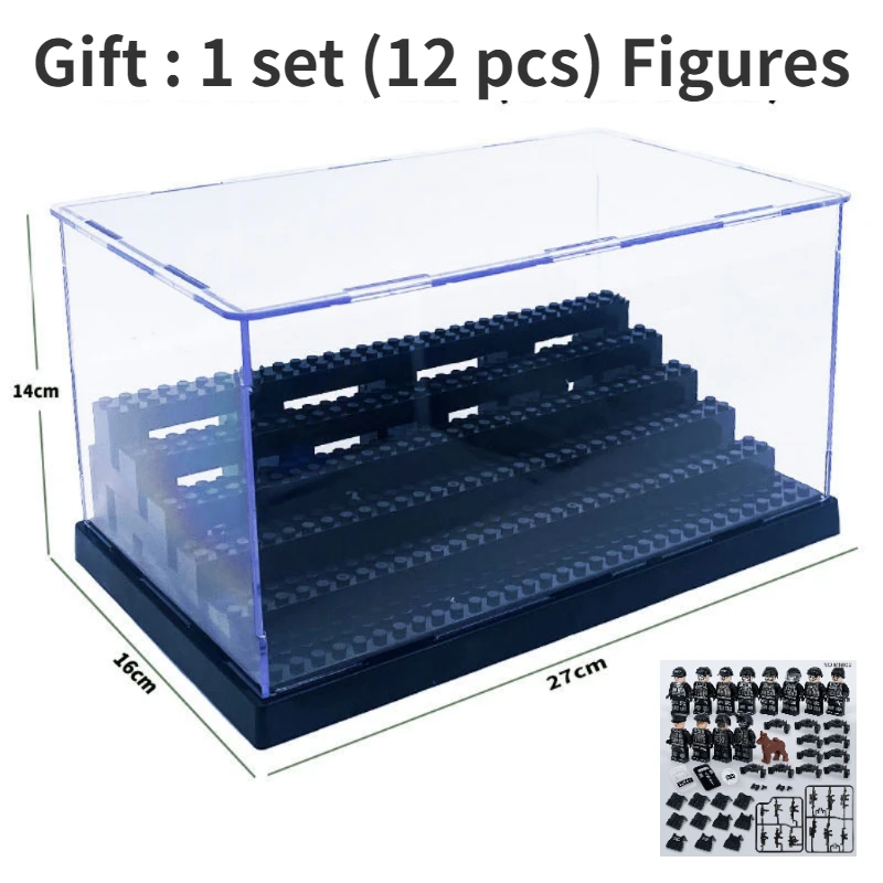 

Lilliputian Display box Display case Small particle Building Blocks display box Cabinet assembled Building Blocks