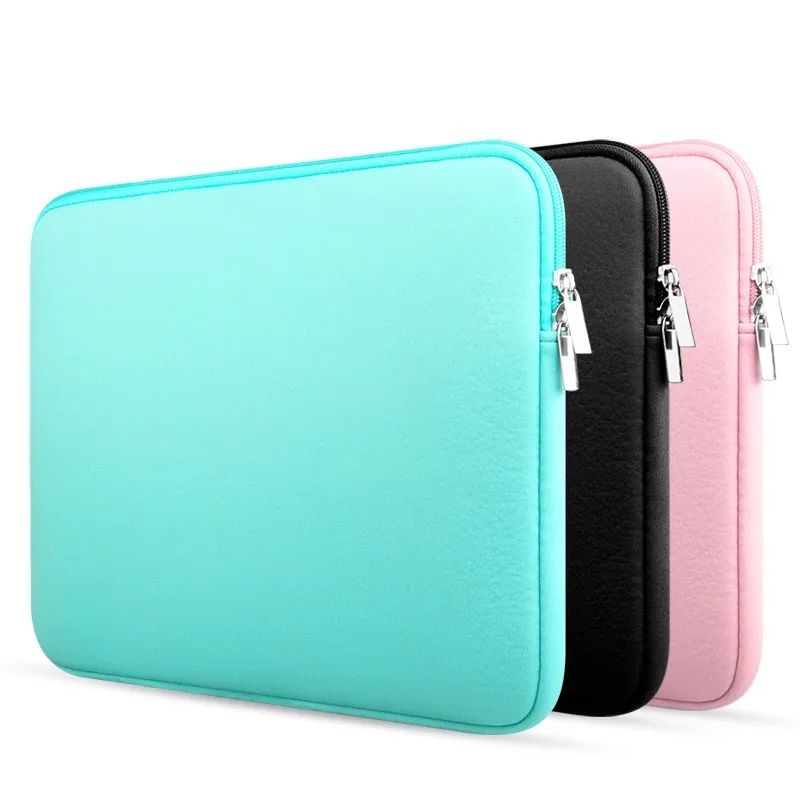 

Solid Colors Neoprene Sleeve Case For Apple Macbook Laptop AIR PRO Retina 12",13",14"15" 15.6 inch Case Cover Bags Free shipping