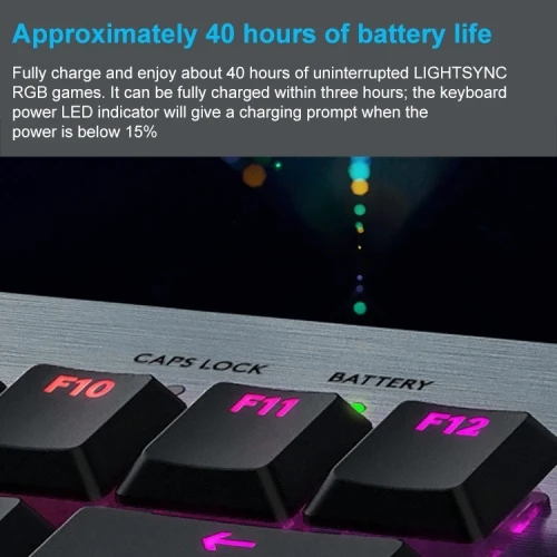 Logitech G913 TKL Wireless RGB Mechanical Gaming Keyboard Tea Shaft (GL-Tactile) enlarge