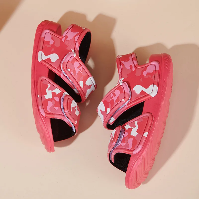 

Soft Bottom Children's Sandals Boys Plastic Beach Shoes Baby Shoes 2023 New Summer Korean Sandals