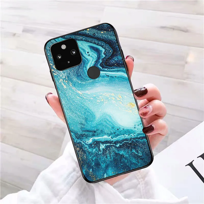 Мраморная фотография для Google Pixel 6 Pro 5A 4A 3A 4 XL 5 3 2 | Мобильные телефоны и аксессуары