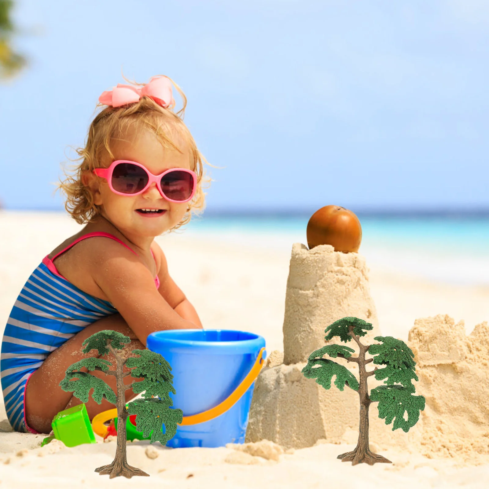 

Miniature Tree Building Model Artificial Scene Trees Decor Green Scenery Toys