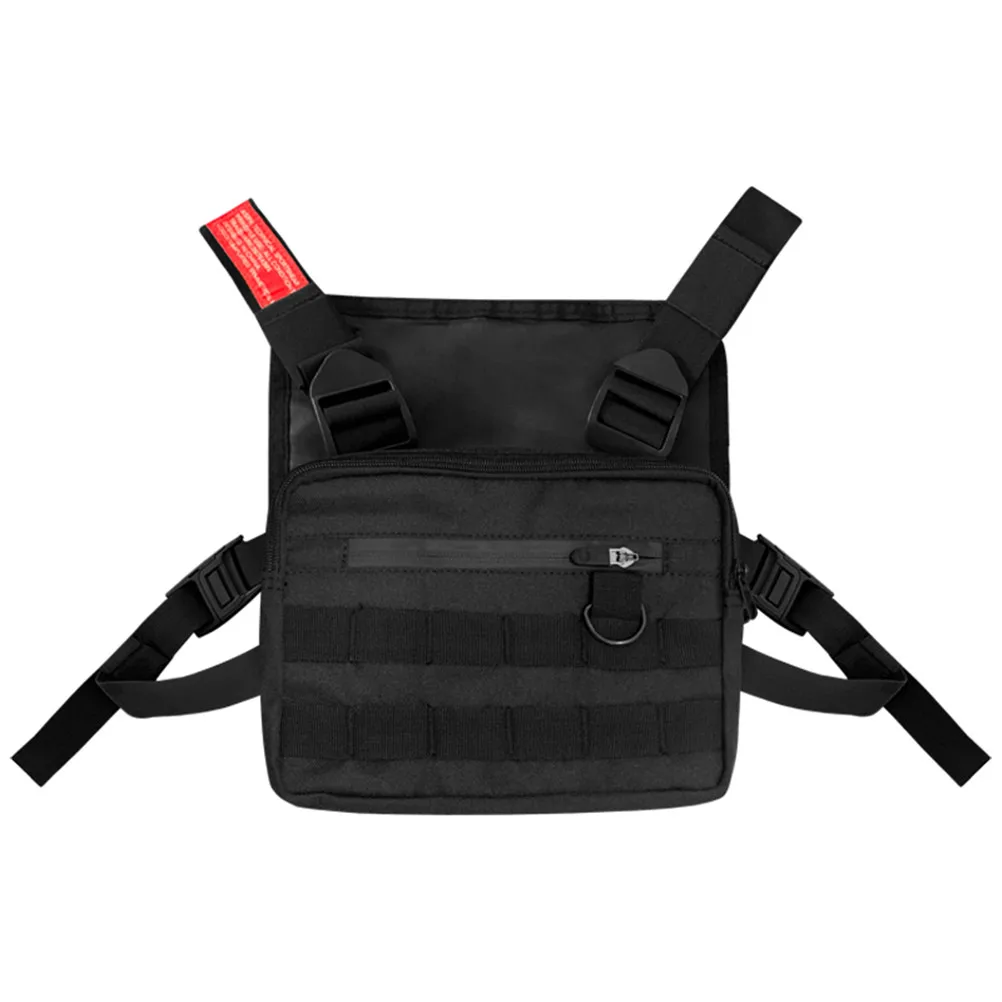

Small Chest Rig Bag Outdoor Streetwear Strap Vest Chest Bags For Men WomenSport Chest Pocket Bag