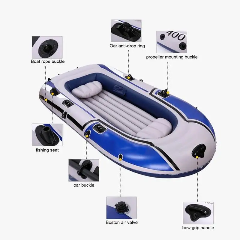 Надувная лодка из ПВХ для трех человек