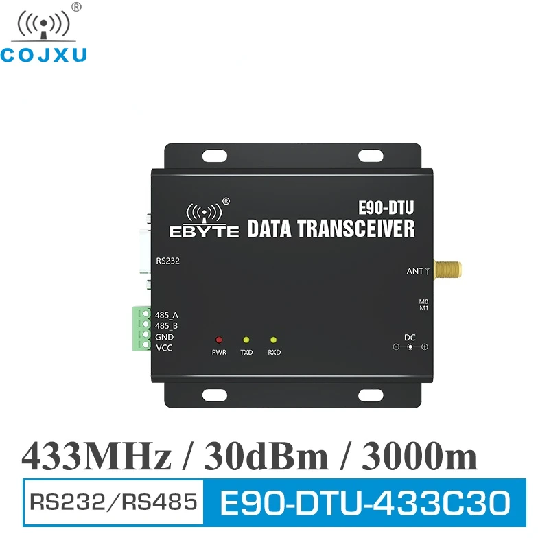 Модем Modbus RS232 RS485 433 МГц 30 дБм дальность 3 км | Мобильные телефоны и аксессуары