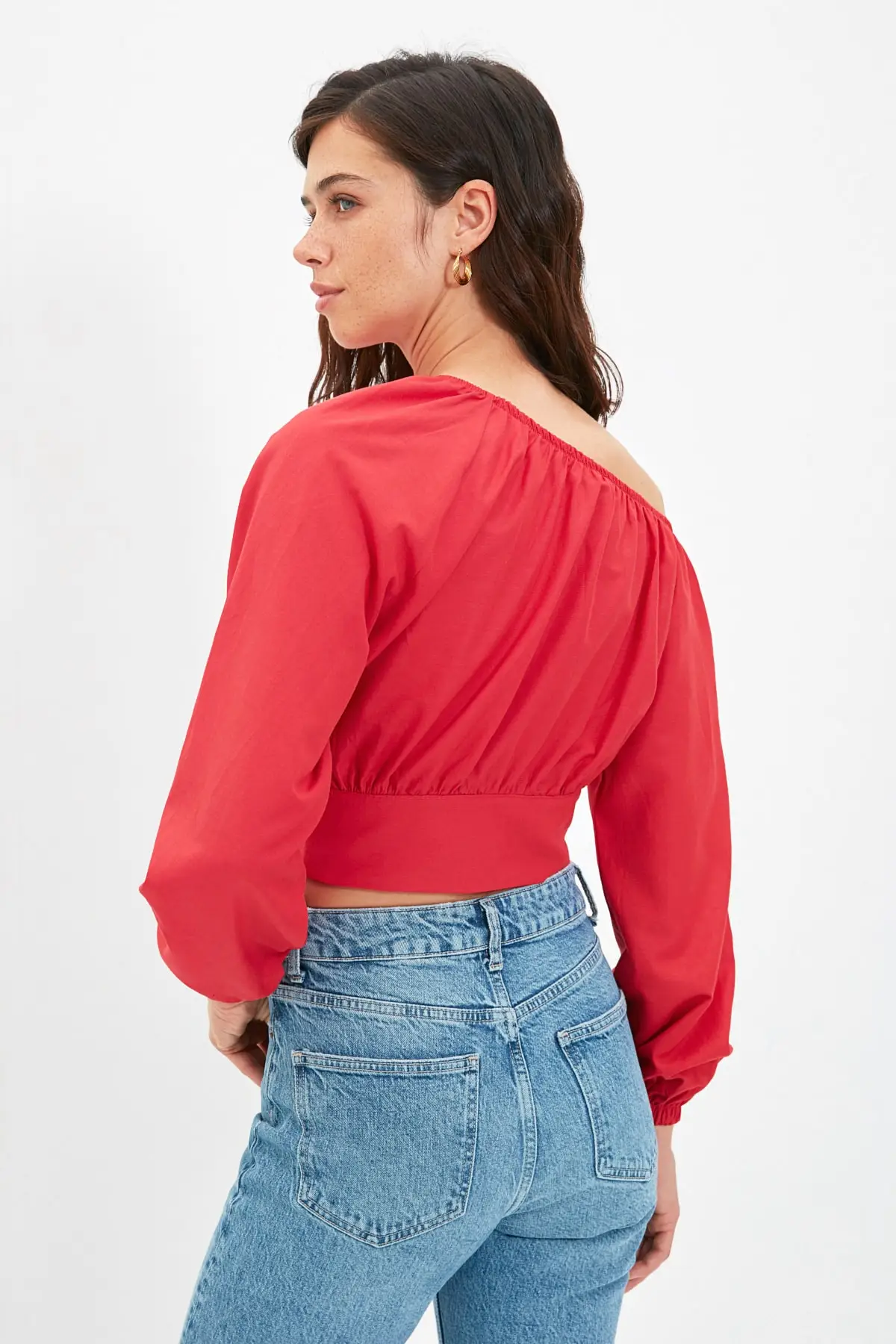 Блузка на одно плечо TWOAW22BZ0554