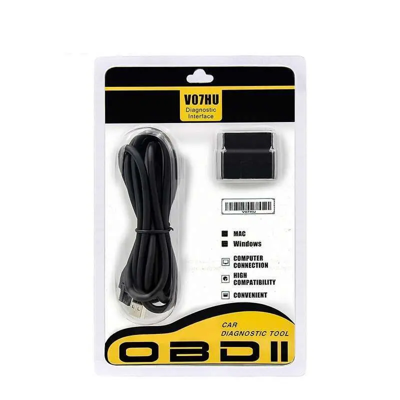 

ELM327 V07HU OBD2 Usb Car Diagnostic tool with 25K80 FT232