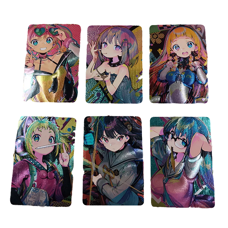 

6 шт./партия Acg аниме Dohna:dohna серия Kawaii Diy грубая флеш-карта коллекционная карточка игрушка подарок